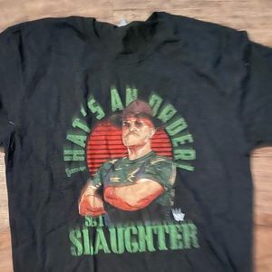 500 Level WWE Sgt Slaughter T Shirt